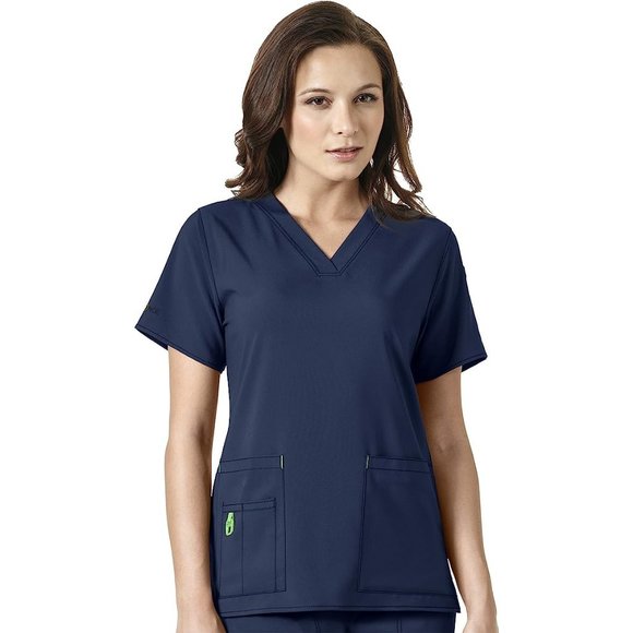 Carhartt Scrubs C12110 Force Women's Cross-Flex V-Neck Media Scrub Top Size XS - Picture 1 of 11